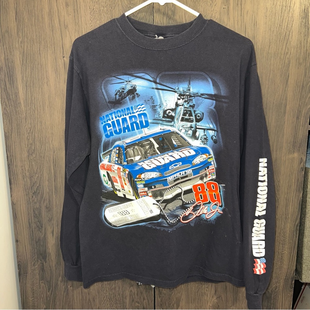 NASCAR Dale Earnhardt Jr National Guard Long Sleeve